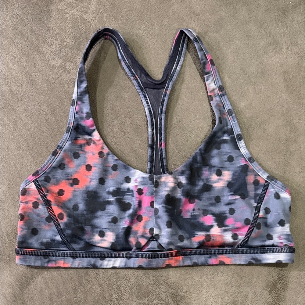 Lulu Racerback Sports Bra - Multicolor